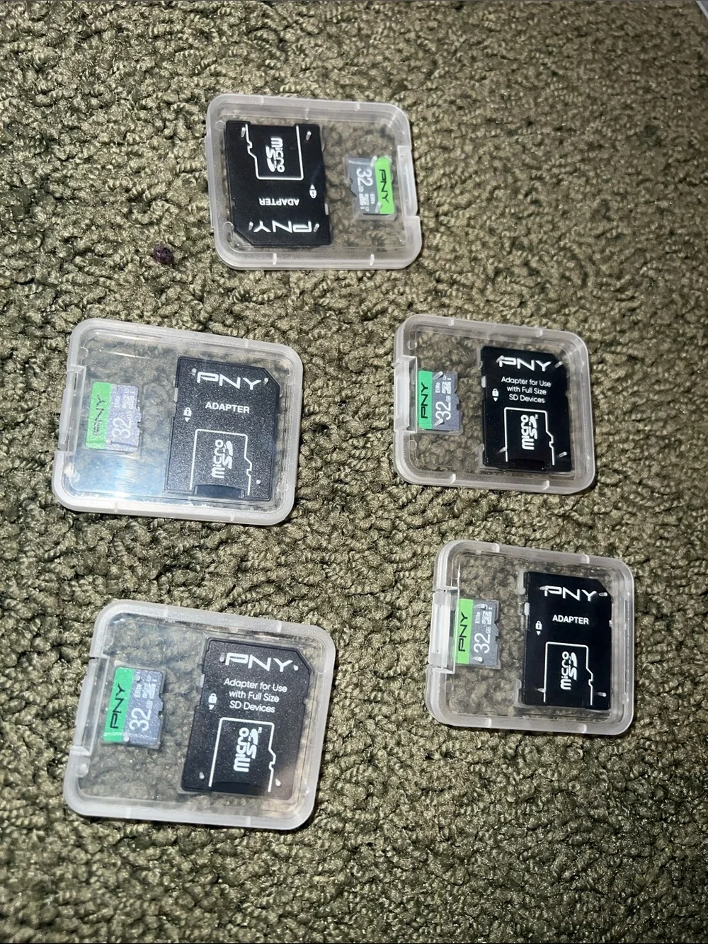 PNY 32GB Elite Class 10 U1 microSDHC Flash Memory Card - 5 Pack